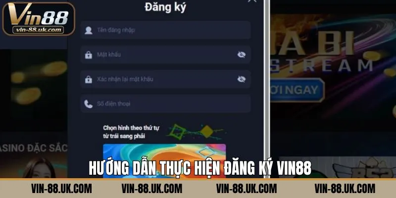 Quy trình đăng ký Vin88 đơn giản cho hội viên