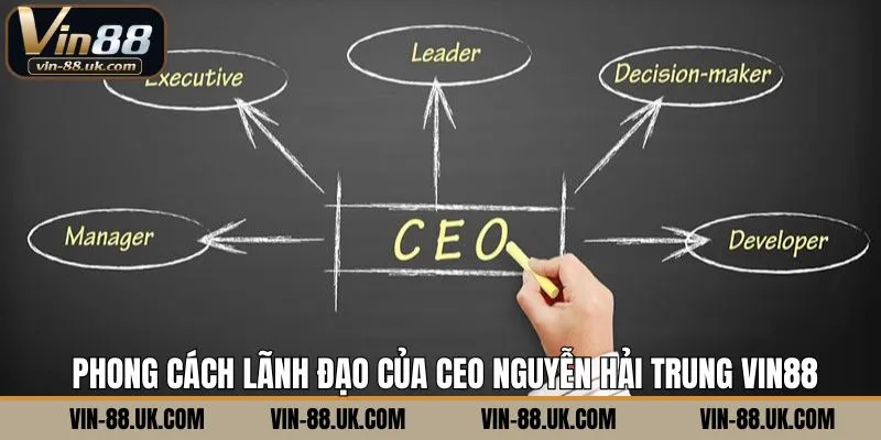 Phong cách làm việc của CEO Nguyễn Hải Trung Vin88